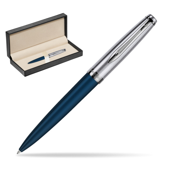 Długopis Waterman Embleme Granatowy w pudełku classic pure black