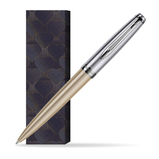 Długopis Waterman Embleme DeLuxe Metaliczny Złoty w obwolucie Glamour Love