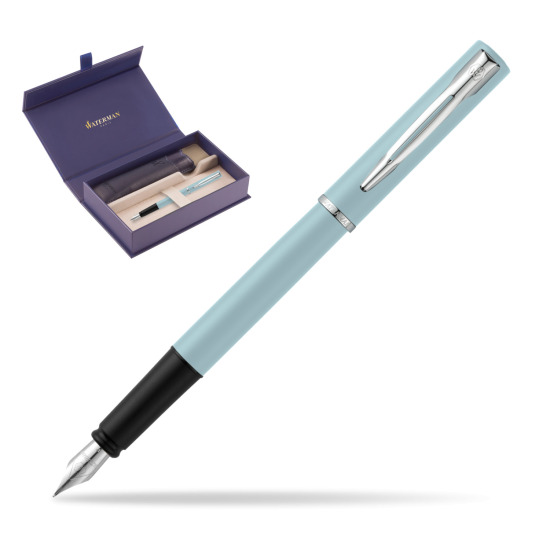 Pióro wieczne Waterman Allure Pastel Niebieski w oryginalnym pudełku Waterman, wsuwane etui