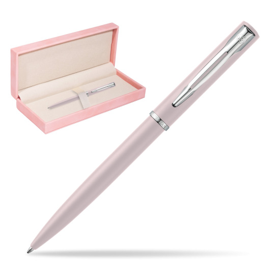 Długopis  Waterman Allure Pastel Różowy w różowym pudełku zamszowym