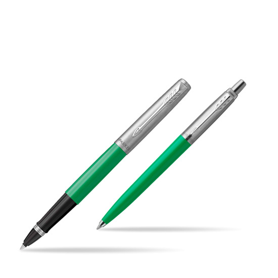 Zestaw Prezentowy Parker Pióro Kulkowe + Długopis Jotter Originals Zielony