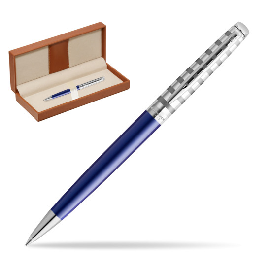 Długopis Waterman Hemisphere Delux Marine Blue - kolekcja French Riviera w pudełku classic brown