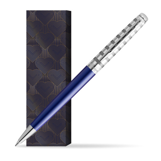 Długopis Waterman Hemisphere Delux Marine Blue - kolekcja French Riviera w obwolucie Glamour Love