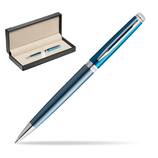 Długopis Waterman Hemisphere Sea Blue - kolekcja French Riviera w pudełku classic black
