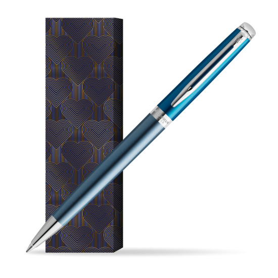 Długopis Waterman Hemisphere Sea Blue - kolekcja French Riviera w obwolucie Glamour Love