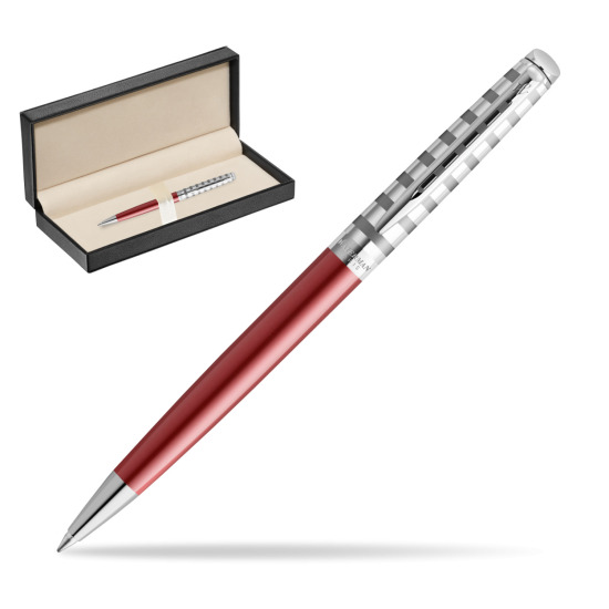 Długopis Waterman Hemisphere Deluxe Marine Red - kolekcja French Riviera w pudełku classic pure black