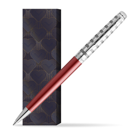 Długopis Waterman Hemisphere Deluxe Marine Red - kolekcja French Riviera w obwolucie Glamour Love