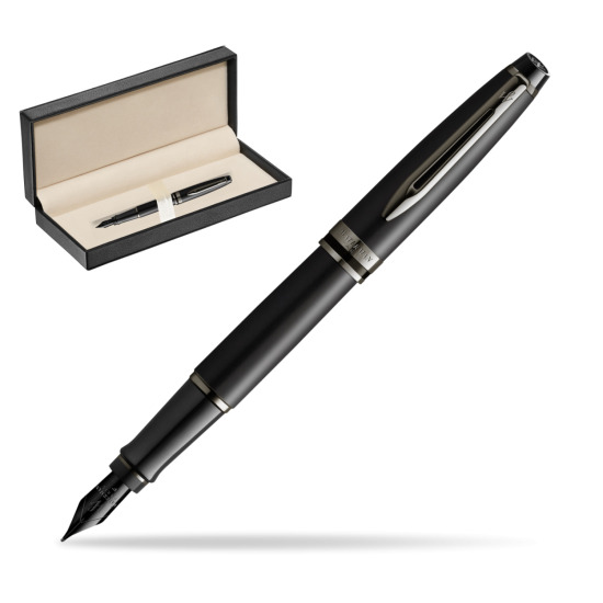 Pióro wieczne Waterman Expert Metalic Czarny CT w pudełku classic pure black