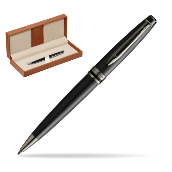 Długopis Waterman Expert Metalic Czarny CT w pudełku classic brown