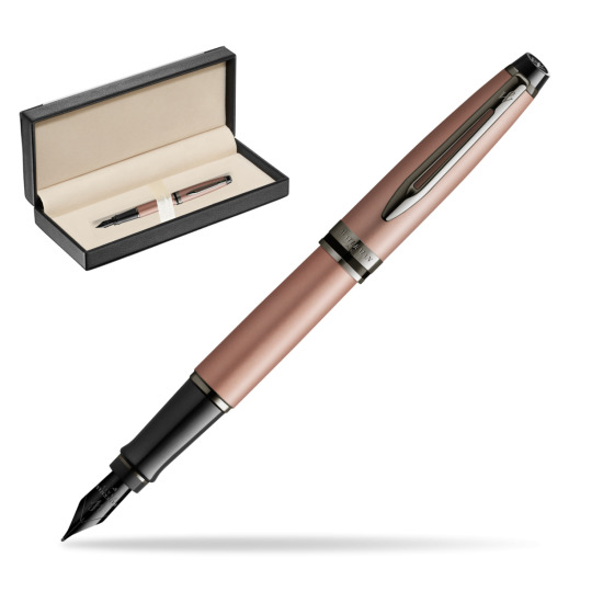 Pióro wieczne Waterman Expert Metalic Różowe Złoto CT w pudełku classic black