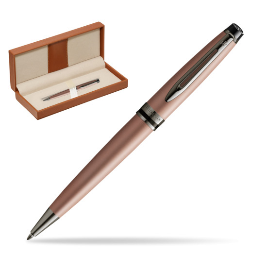 Długopis Waterman Expert Metalic Różowe Złoto CT w pudełku classic brown