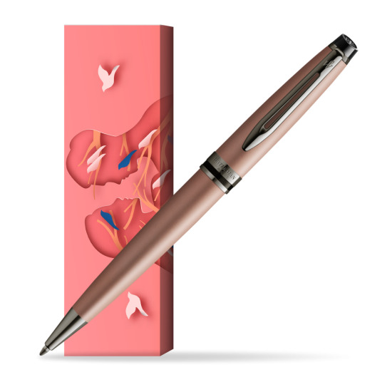 Długopis Waterman Expert Metalic Różowe Złoto CT w obwolucie Magic Moments