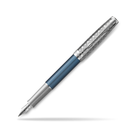 Pióro wieczne Parker Sonnet Premium Metal & Blue CT