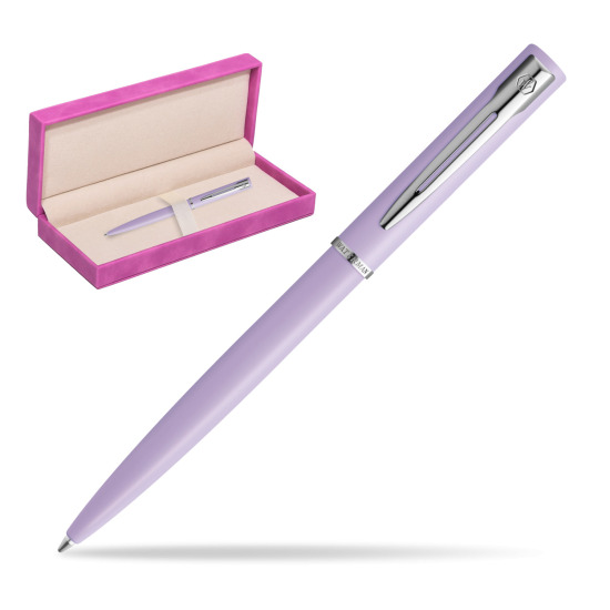 Długopis Waterman Allure Pastel Fioletowy w pudełku zamszowym fuksja