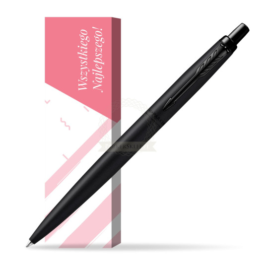 Długopis Parker Jotter XL Monochrome Black - Edycja Specjalna w obwolucie Wszystkiego najlepszego