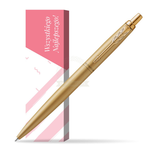 Długopis Parker Jotter XL Monochrome Gold- Edycja Specjalna w obwolucie Wszystkiego najlepszego