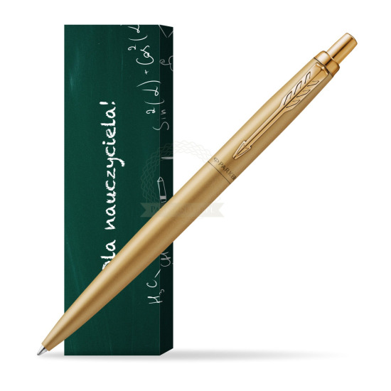 Długopis Parker Jotter XL Monochrome Gold- Edycja Specjalna w obwolucie Szkoła