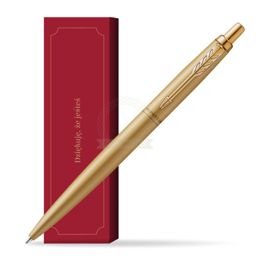 Długopis Parker Jotter XL Monochrome Gold- Edycja Specjalna w obwolucie Dziękuję, że jesteś
