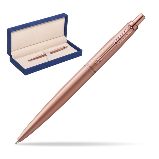 Długopis Parker Jotter XL Monochrome Pink Gold - Edycja Specjalna w granatowym pudełku zamszowym