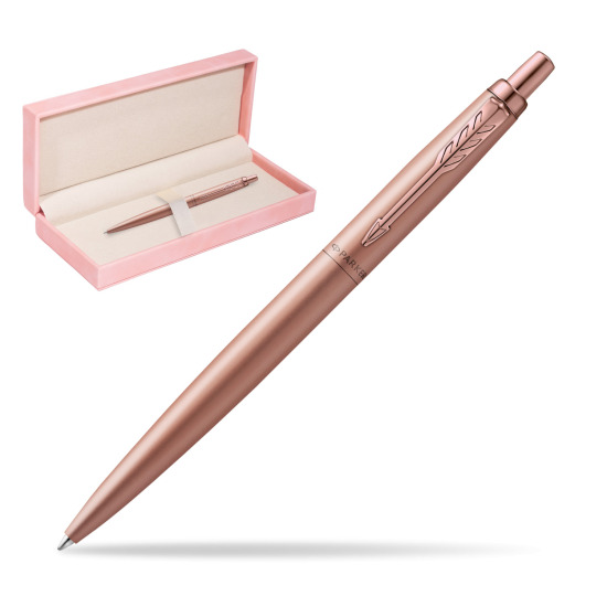 Długopis Parker Jotter XL Monochrome Pink Gold - Edycja Specjalna w różowym pudełku zamszowym