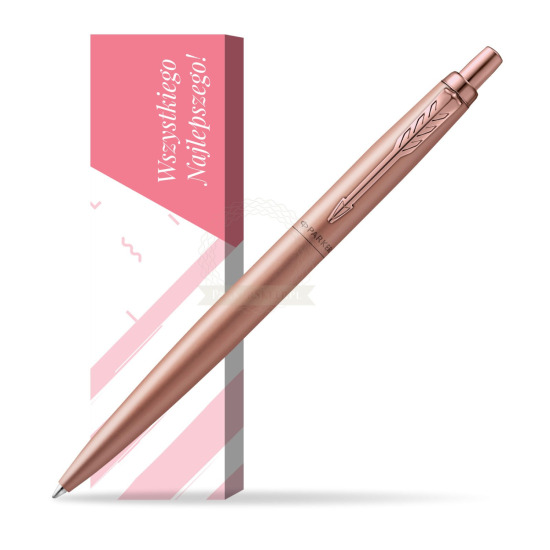 Długopis Parker Jotter XL Monochrome Pink Gold - Edycja Specjalna w obwolucie Wszystkiego najlepszego