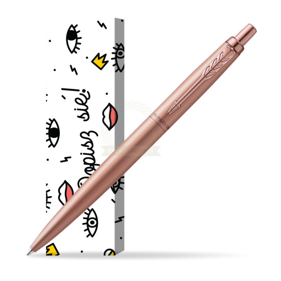 Długopis Parker Jotter XL Monochrome Pink Gold - Edycja Specjalna w obwolucie Popisz się!