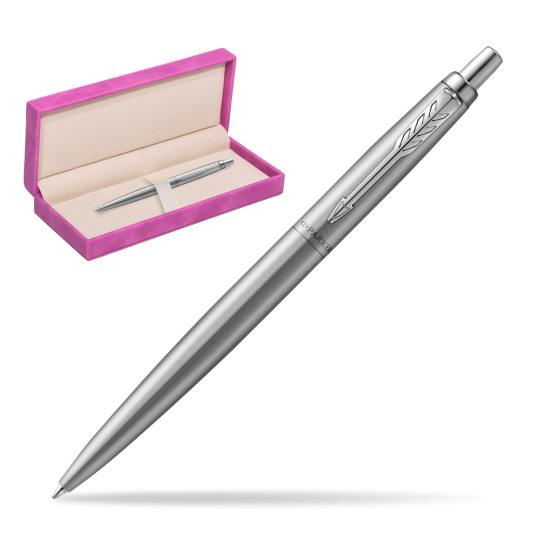 Długopis Parker Jotter XL Monochrome Grey - Edycja Specjalna w pudełku zamszowym fuksja
