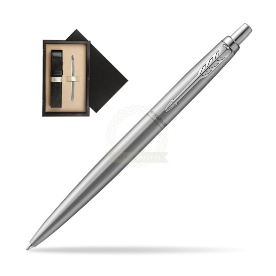 Długopis Parker Jotter XL Monochrome Grey - Edycja Specjalna w pudełku drewnianym Czerń Single Ecru