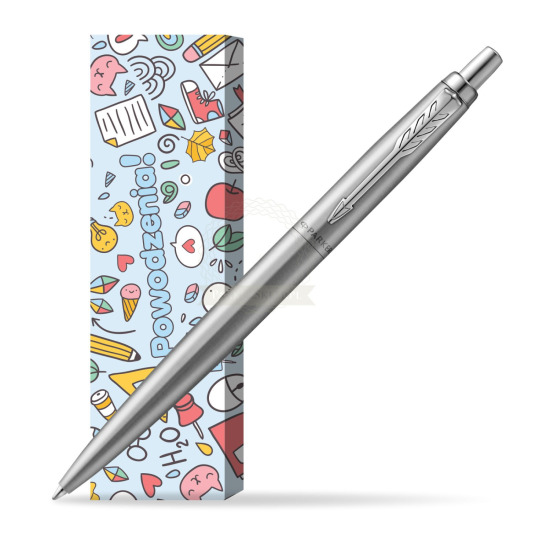Długopis Parker Jotter XL Monochrome Grey - Edycja Specjalna w obwolucie Powodzenia