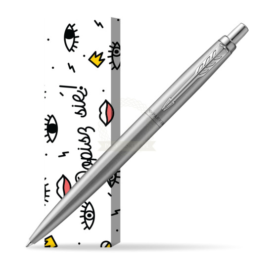 Długopis Parker Jotter XL Monochrome Grey - Edycja Specjalna w obwolucie Popisz się!