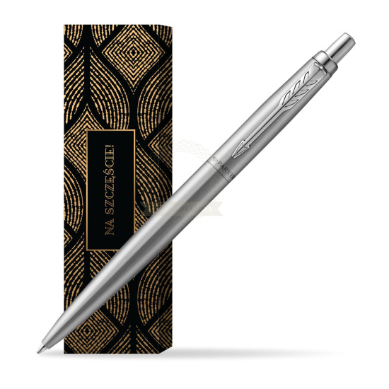 Długopis Parker Jotter XL Monochrome Grey - Edycja Specjalna w obwolucie Szczęśliwy traf