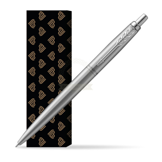 Długopis Parker Jotter XL Monochrome Grey - Edycja Specjalna w obwolucie Złote Serca