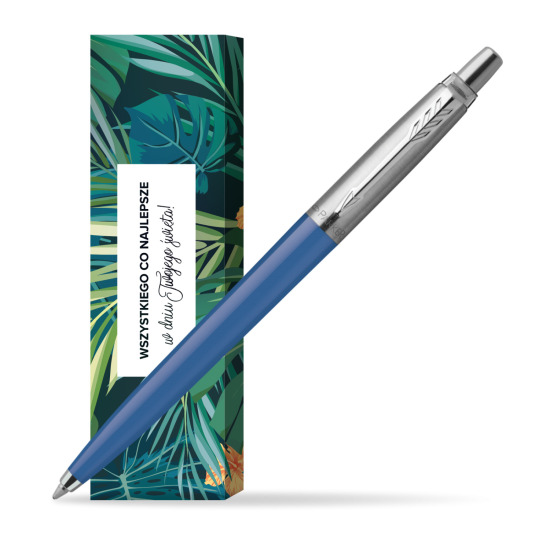 Długopis Parker Jotter Originals Blue Denim w obwolucie Twoje święto