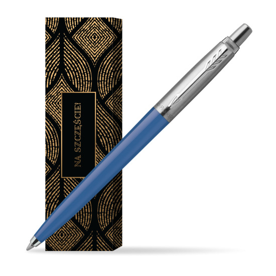 Długopis Parker Jotter Originals Blue Denim w obwolucie Szczęśliwy traf
