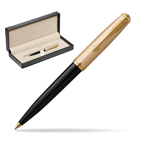 Długopis Parker 51 Deluxe Black GT w pudełku classic black