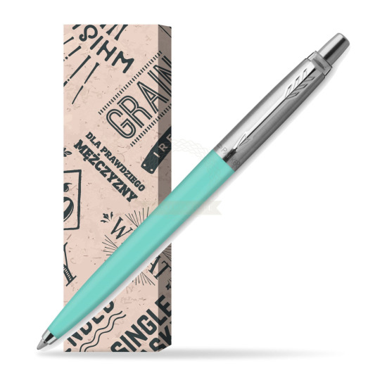 Długopis Parker Jotter Originals Pastel Mint- Edycja Specjalna w obwolucie Męski świat