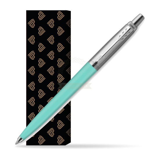Długopis Parker Jotter Originals Pastel Mint- Edycja Specjalna w obwolucie Złote Serca