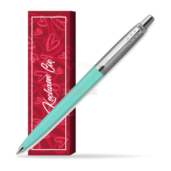 Długopis Parker Jotter Originals Pastel Mint- Edycja Specjalna w obwolucie Kocham Cię