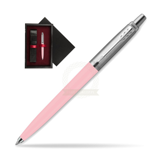 Długopis Parker Jotter Originals Pastel Baby Pink - Edycja Specjalna w pudełku drewnianym Czerń Single Bordo