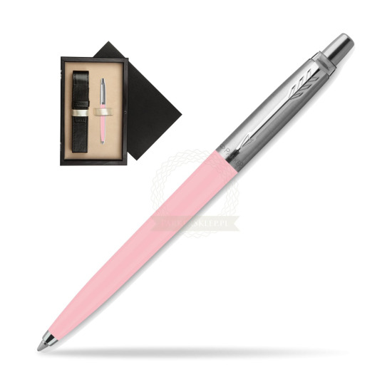 Długopis Parker Jotter Originals Pastel Baby Pink - Edycja Specjalna w pudełku drewnianym Czerń Single Ecru