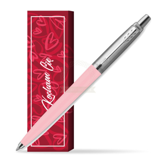 Długopis Parker Jotter Originals Pastel Baby Pink - Edycja Specjalna w obwolucie Kocham Cię