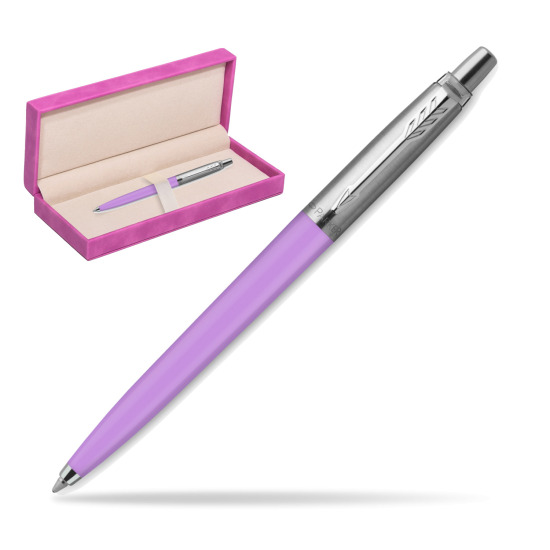 Długopis Parker Jotter Originals Pastel Purple - Edycja Specjalna w pudełku zamszowym fuksja