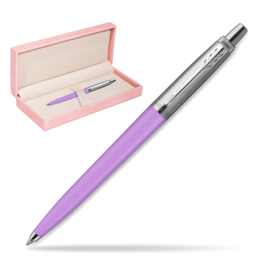 Długopis Parker Jotter Originals Pastel Purple - Edycja Specjalna w różowym pudełku zamszowym