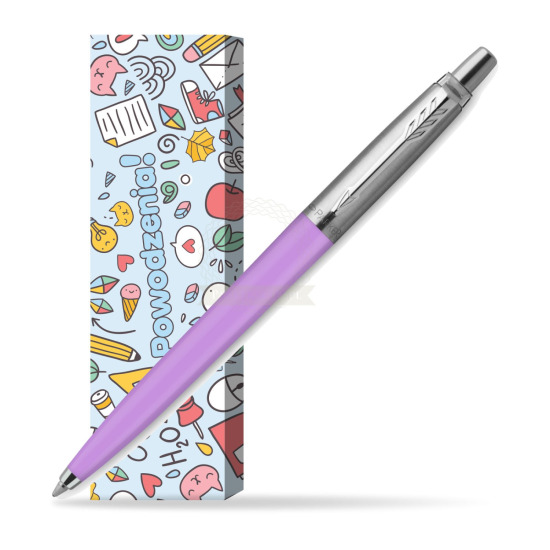 Długopis Parker Jotter Originals Pastel Purple - Edycja Specjalna w obwolucie Powodzenia