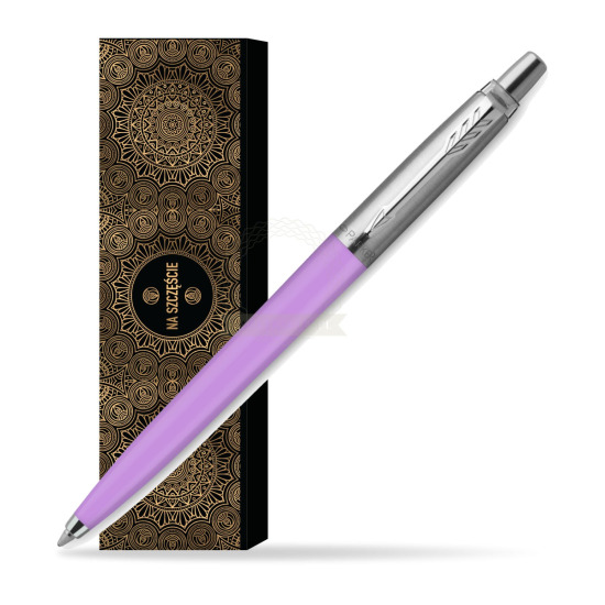 Długopis Parker Jotter Originals Pastel Purple - Edycja Specjalna w obwolucie Orientalne szczęście 