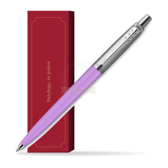 Długopis Parker Jotter Originals Pastel Purple - Edycja Specjalna w obwolucie Dziękuję, że jesteś