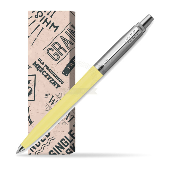 Długopis Parker Jotter Originals Pastel Yellow - Edycja Specjalna w obwolucie Męski świat