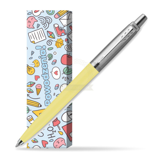 Długopis Parker Jotter Originals Pastel Yellow - Edycja Specjalna w obwolucie Powodzenia