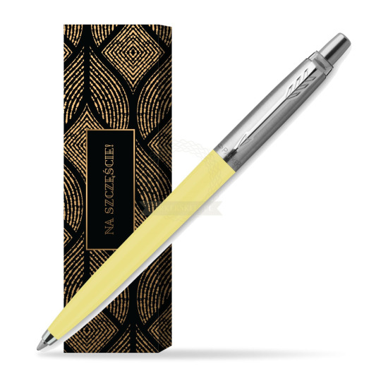 Długopis Parker Jotter Originals Pastel Yellow - Edycja Specjalna w obwolucie Szczęśliwy traf