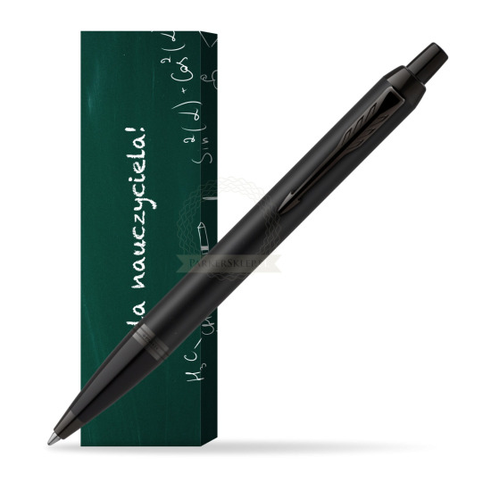 Długopis Parker IM Achromatic Black w obwolucie Szkoła
